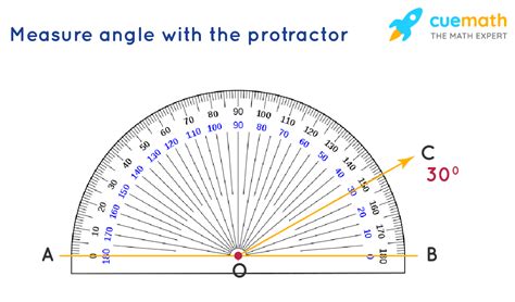 Protractor To Measure An Angle