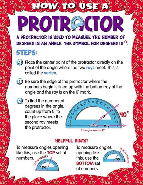 Protractor Use Instructions