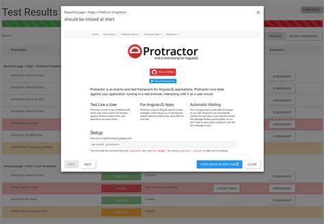Protractor-Jasmine2-Html-Reporter Npm Package
