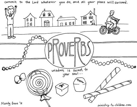 Proverbs 1 Coloring Pages