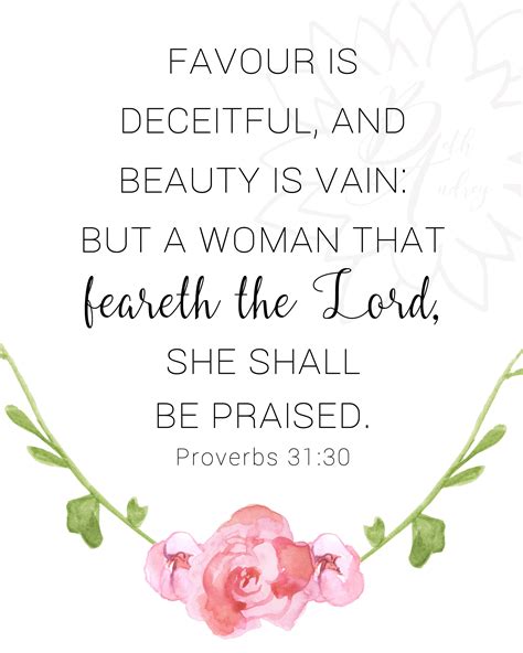 proverbs 31:30 message bible