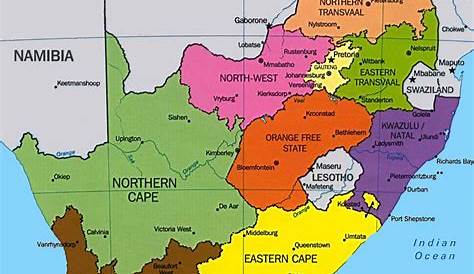Afrique du Sud ≡ Voyage - Carte - Plan