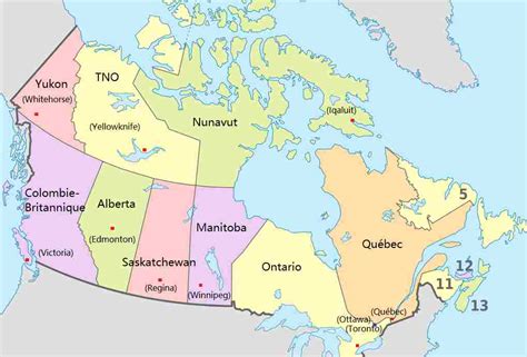 Map Canada