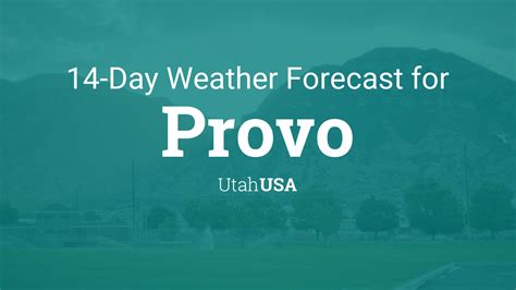 provo utah weather forecast 10 day