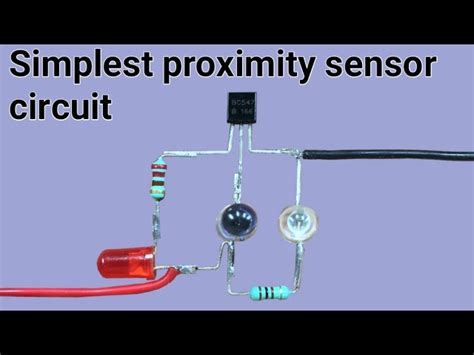 Proximity Sensor Using Transistor