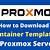 proxmox download ct template