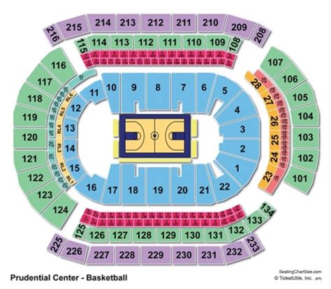 prudential center newark nj seating view