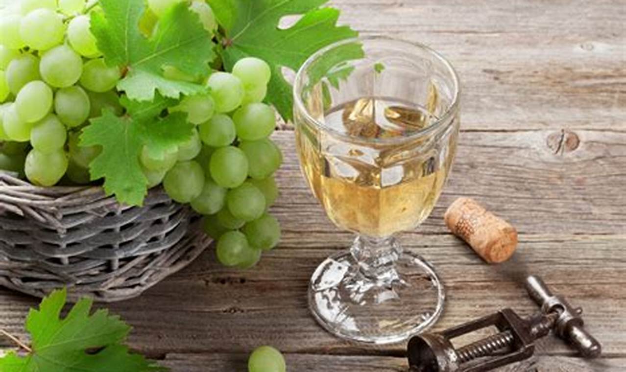 Przepis na wino z białych winogron