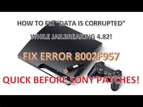 Ps3 Jailbreak Corrupted Data Fix