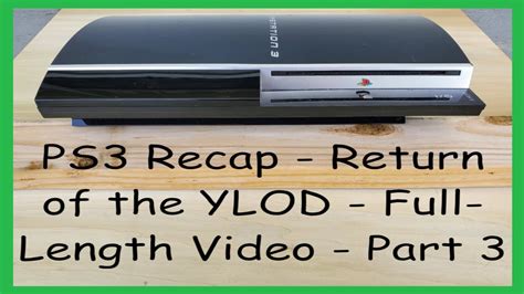 Ps3 Ylod Capacitor Replacement