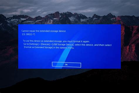 Ps4 Problem Occurred In Extended Storage