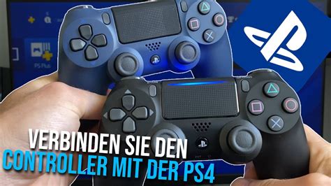 PS4 Controller verbinden Wie man auf der PS4 den 2.Kontroler anschließt PS4 Controller YouTube