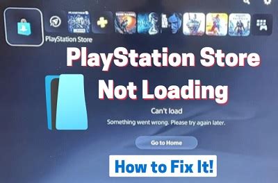 ps5 store cant load