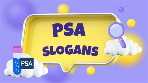 psa slogans