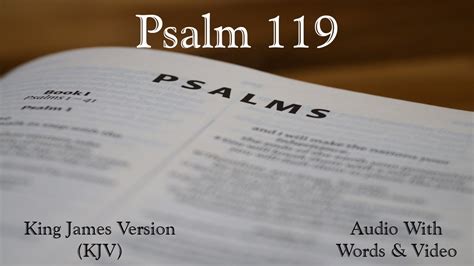 psalm 119 king james bible