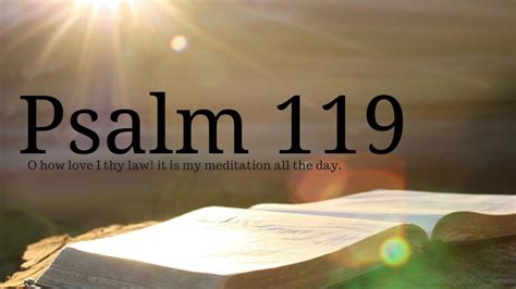 psalm 119 nasb