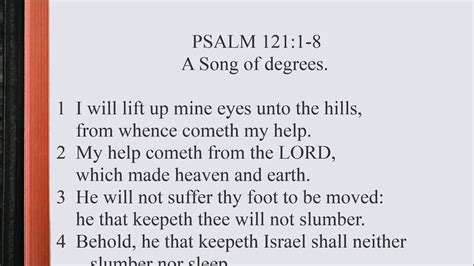 psalm 121 kjv song