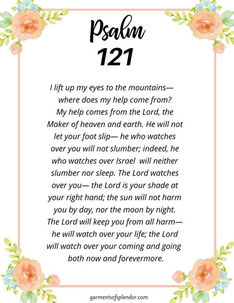psalm 121 printable