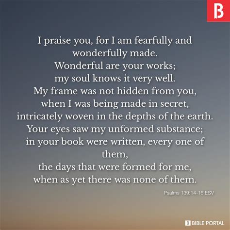 psalm 139:14-16