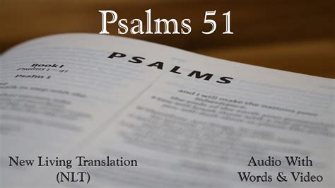 psalm 51 nlt version