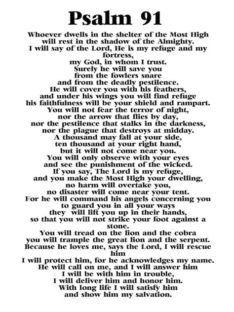 psalm 91 niv commentary