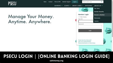 psecu member login page