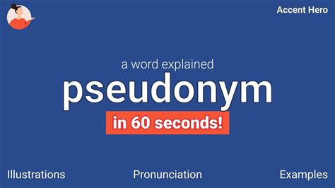 pseudonym definition for kids