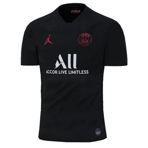 psg black jersey with name