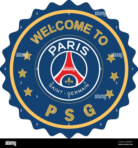 psg flag vector logo