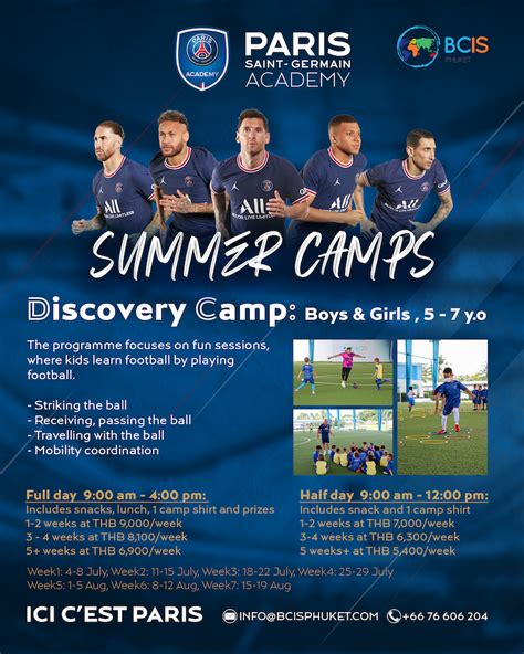 psg soccer camps canada