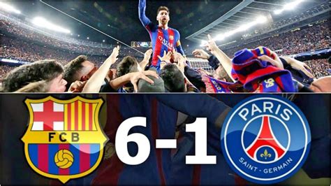 psg vs barca 1-6