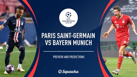 psg vs bayern twitter live