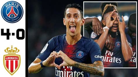 psg vs monaco highlights