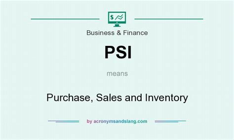 psi meaning in sales