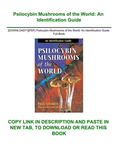 psilocybin mushroom identification book