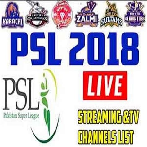 psl live streaming 2018 youtube