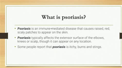 psoriasis dermatology ppt