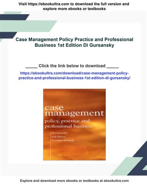 Psp Case Management Policy