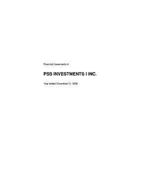 pss investments ii inc