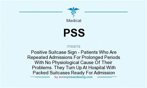 pss meaning medical