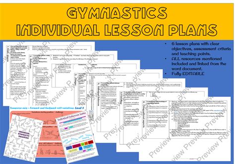 pssi lesson plans gymnastics
