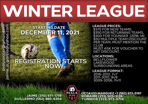 psslu winter league schedule 2023