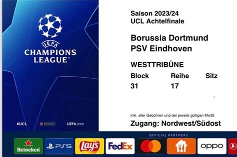 psv dortmund tickets