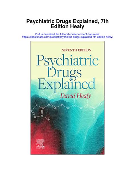 psychiatric drugs explained pdf