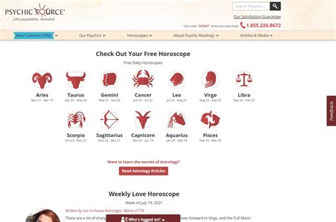 Psychic Source Horoscopes