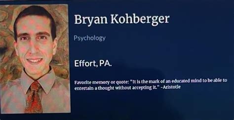 psychological profile of bryan kohberger