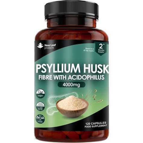 Boost Your Fiber Intake with Psyllium Husk Caplets: The Natural Digestive Solution