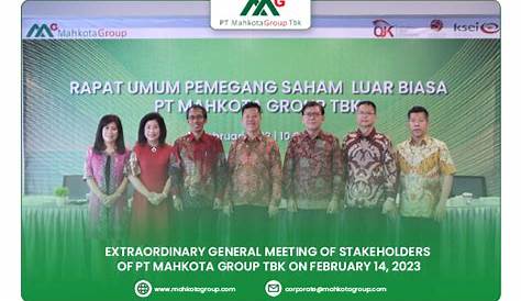 PT Mahkota Group Tbk | Palm Oil Mill and Plantation in Indonesia