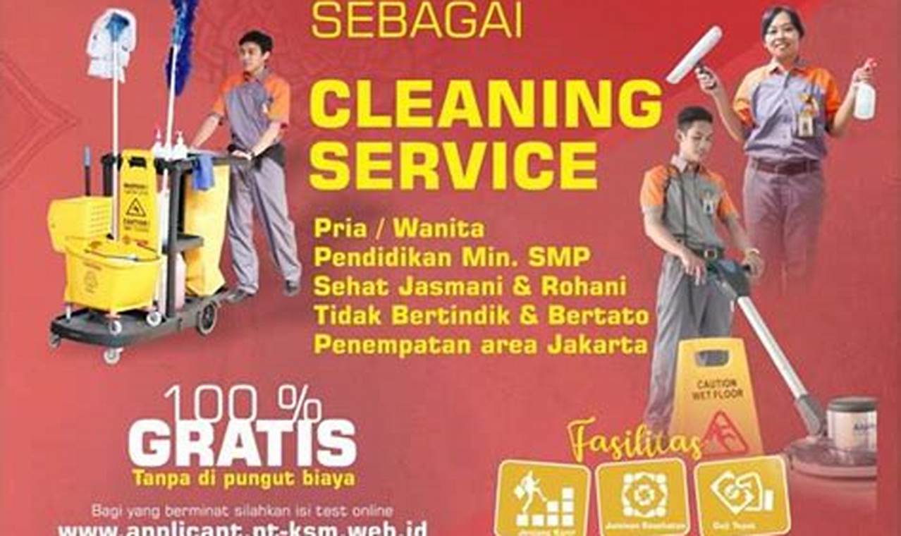 pt mcm cleaning service loker