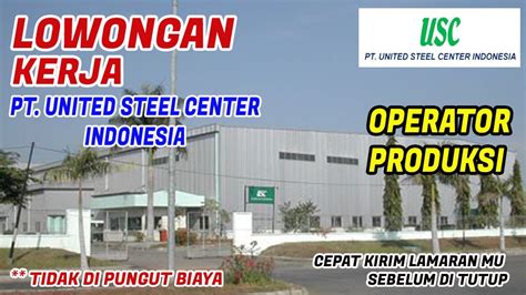 pt. united steel center indonesia factory